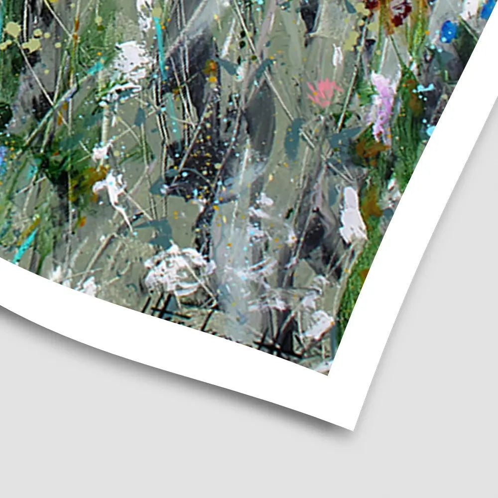 Wild Flower Space Art Print Wild Flower Space Art Print wall art product Studio Paint-Ing