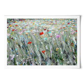 Wild Flower Space Art Print Wild Flower Space Art Print wall art product Studio Paint-Ing