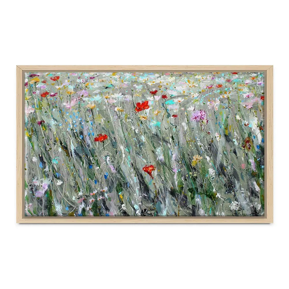 Wild Flower Space Canvas Print Wild Flower Space Canvas Print wall art product Studio Paint-Ing