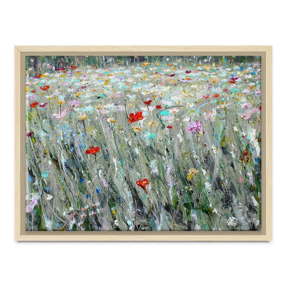 Wild Flower Space Canvas Print Wild Flower Space Canvas Print wall art product Studio Paint-Ing