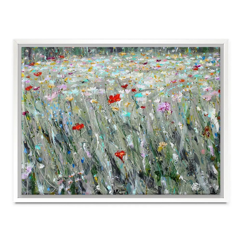 Wild Flower Space Canvas Print Wild Flower Space Canvas Print wall art product Studio Paint-Ing