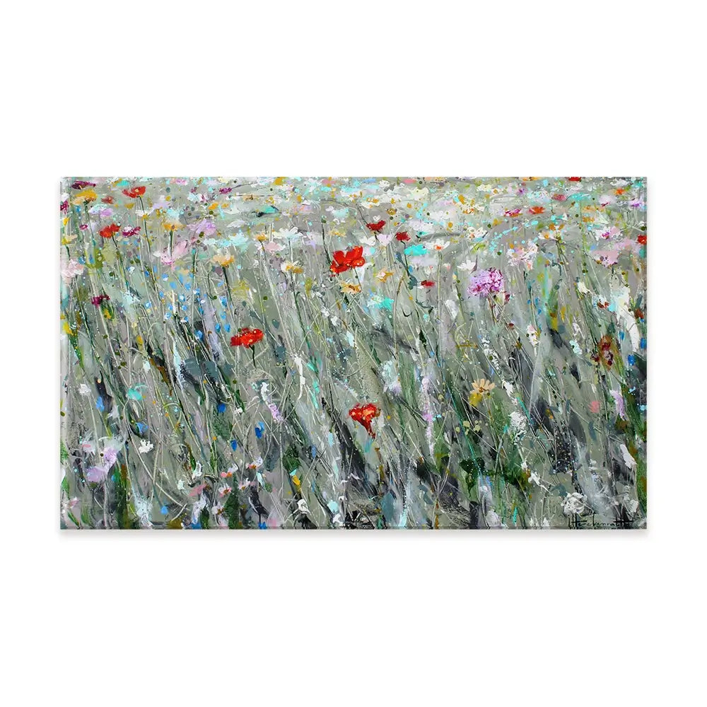 Wild Flower Space Canvas Print Wild Flower Space Canvas Print wall art product Studio Paint-Ing