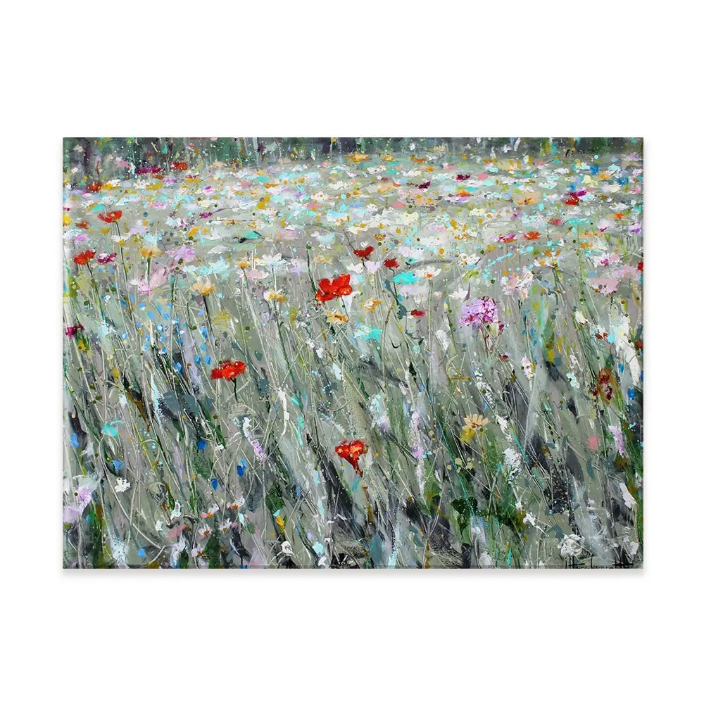 Wild Flower Space Canvas Print Wild Flower Space Canvas Print wall art product Studio Paint-Ing