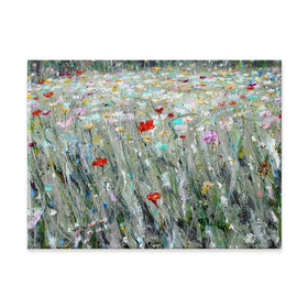Wild Flower Space Canvas Print Wild Flower Space Canvas Print wall art product Studio Paint-Ing