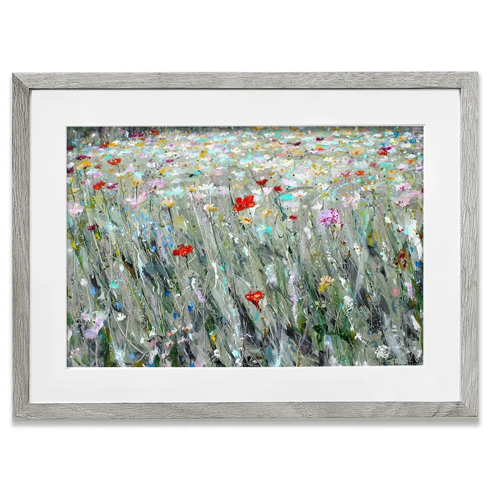 Wild Flower Space Framed Art Print Wild Flower Space Framed Art Print wall art product Studio Paint-Ing