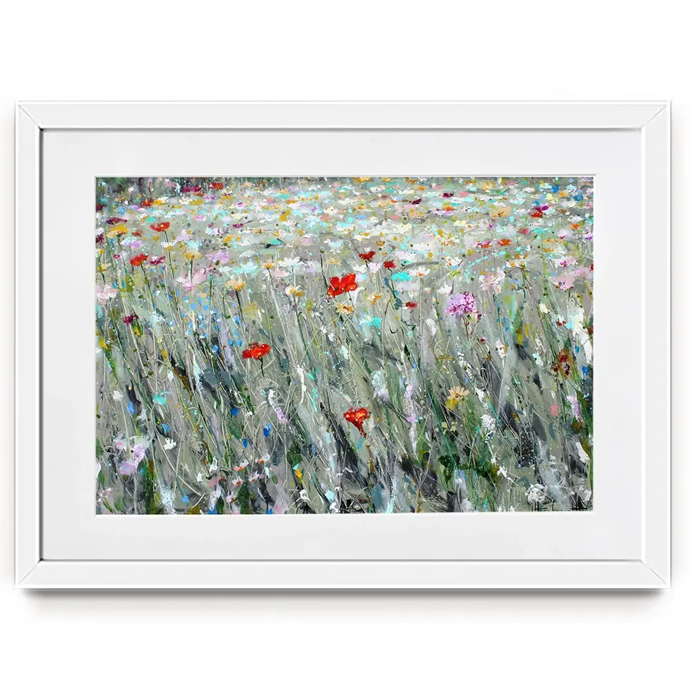 Wild Flower Space Framed Art Print Wild Flower Space Framed Art Print wall art product Studio Paint-Ing