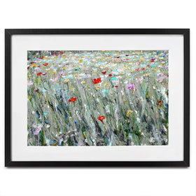 Wild Flower Space Framed Art Print Wild Flower Space Framed Art Print wall art product Studio Paint-Ing