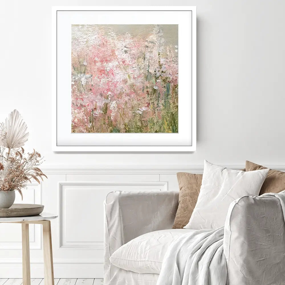 Wild Garden Square Framed Art Print Wild Garden Square Framed Art Print wall art product Carol Robinson