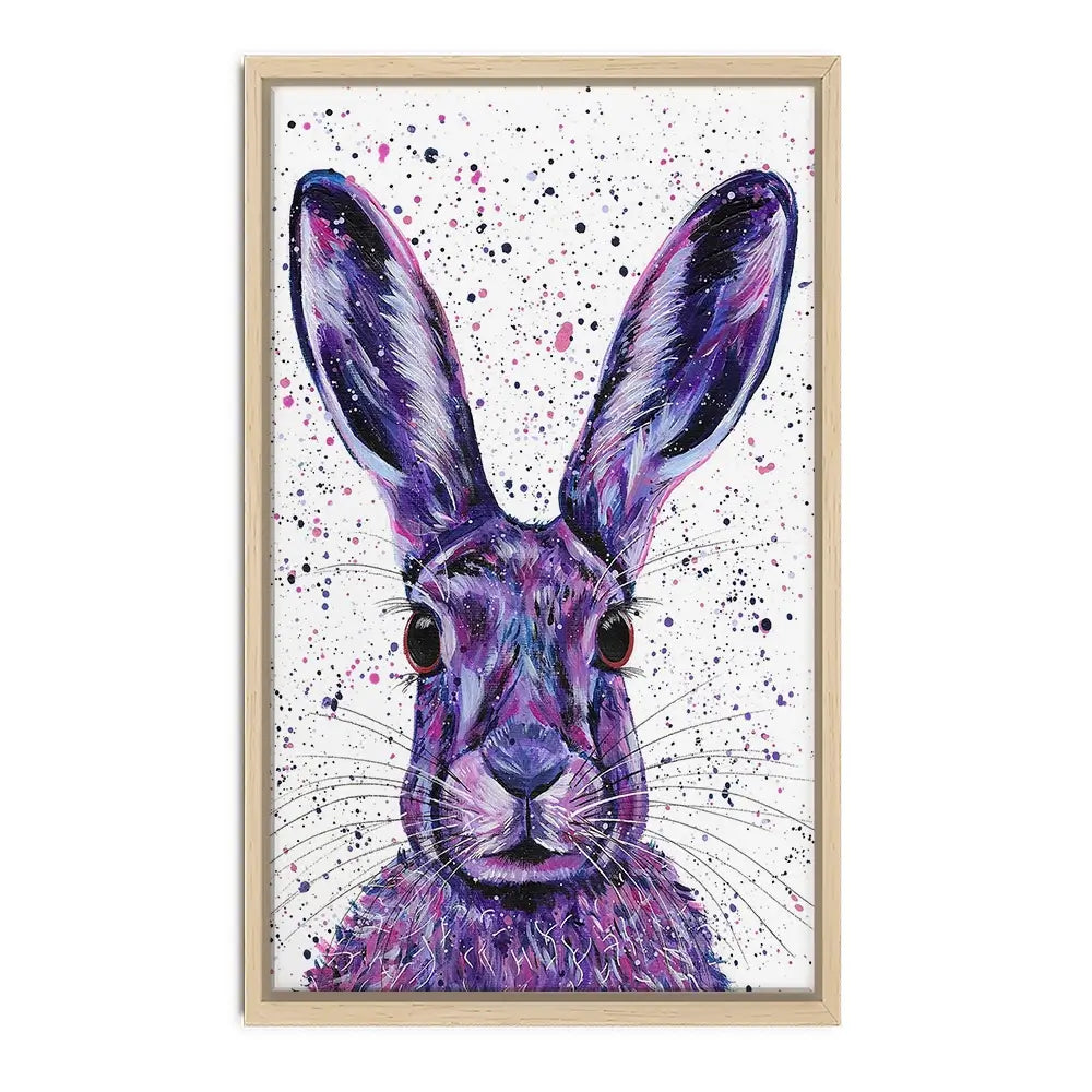 Wild Hare Hallie Canvas Print Wild Hare Hallie Canvas Print wall art product Emma LC Art