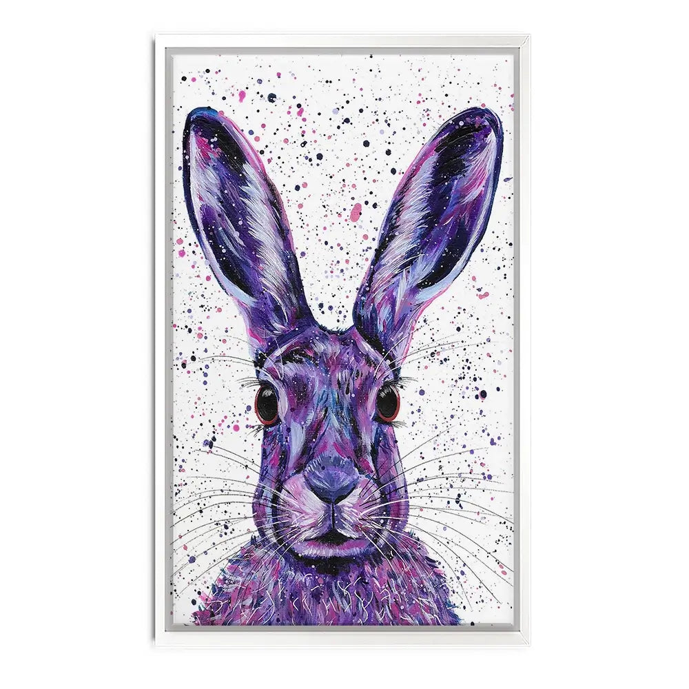 Wild Hare Hallie Canvas Print Wild Hare Hallie Canvas Print wall art product Emma LC Art