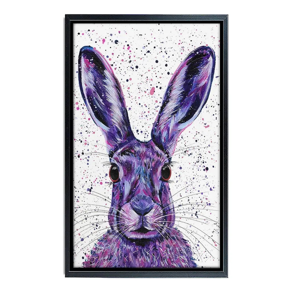 Wild Hare Hallie Canvas Print Wild Hare Hallie Canvas Print wall art product Emma LC Art