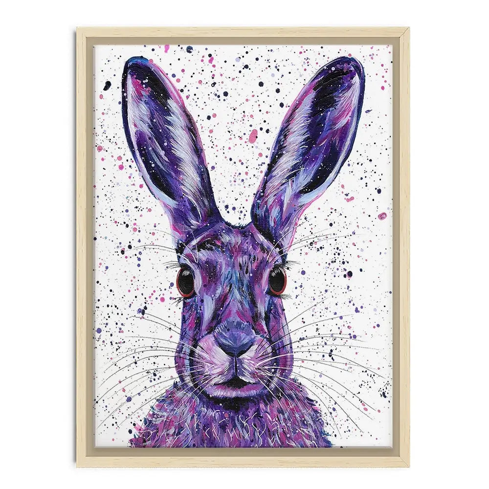 Wild Hare Hallie Canvas Print Wild Hare Hallie Canvas Print wall art product Emma LC Art