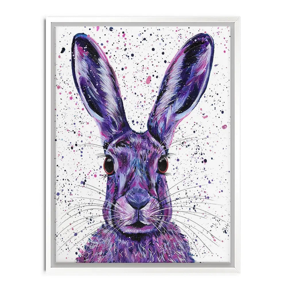 Wild Hare Hallie Canvas Print Wild Hare Hallie Canvas Print wall art product Emma LC Art