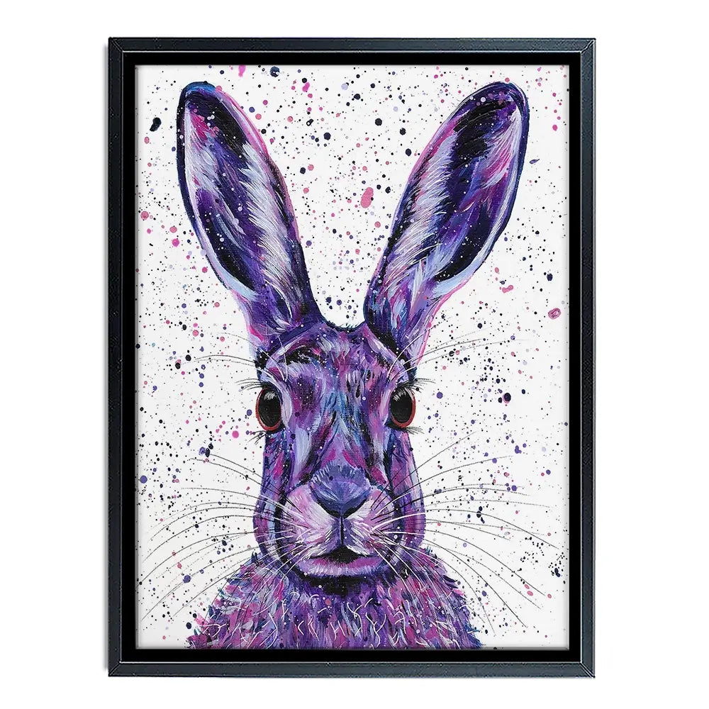 Wild Hare Hallie Canvas Print Wild Hare Hallie Canvas Print wall art product Emma LC Art
