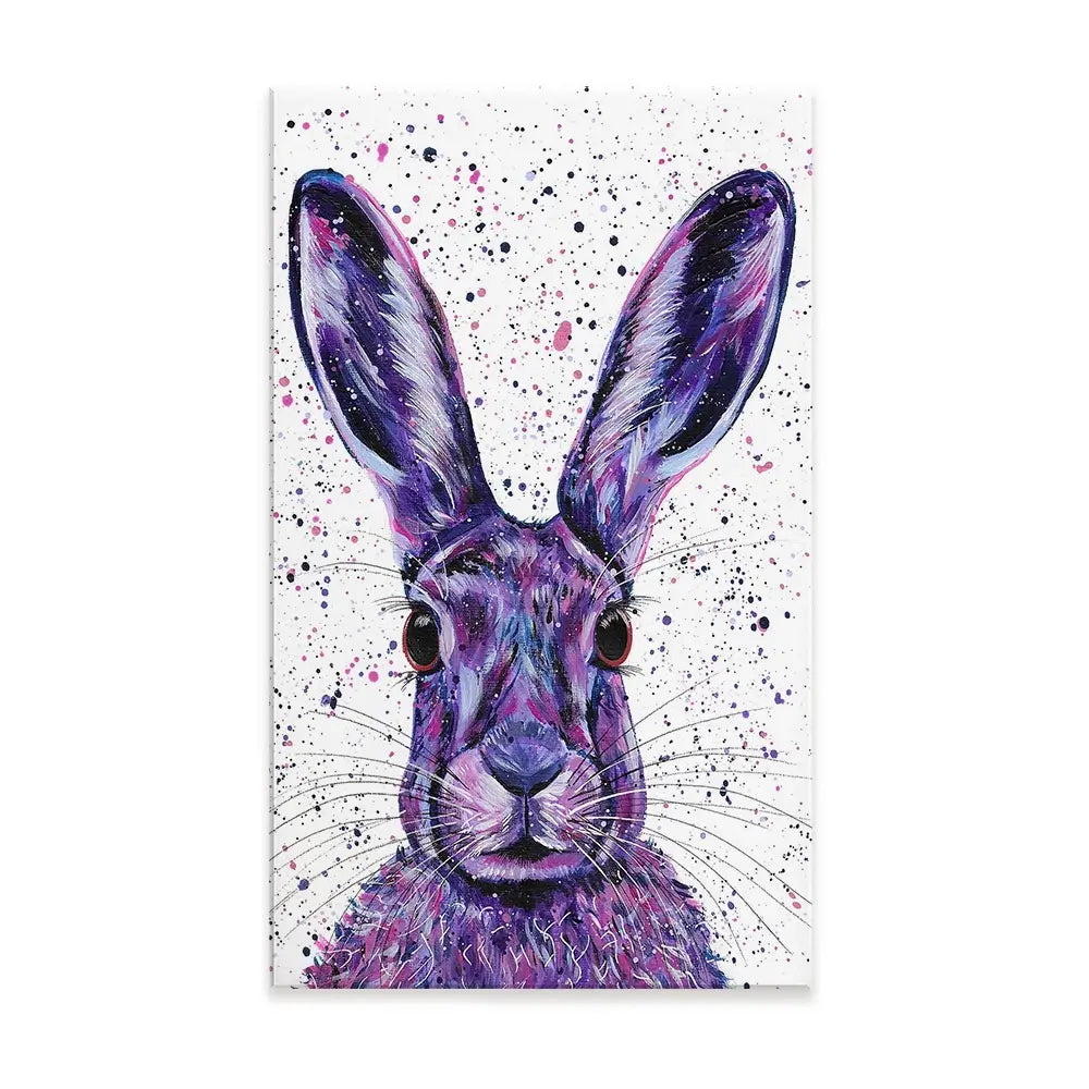 Wild Hare Hallie Canvas Print Wild Hare Hallie Canvas Print wall art product Emma LC Art