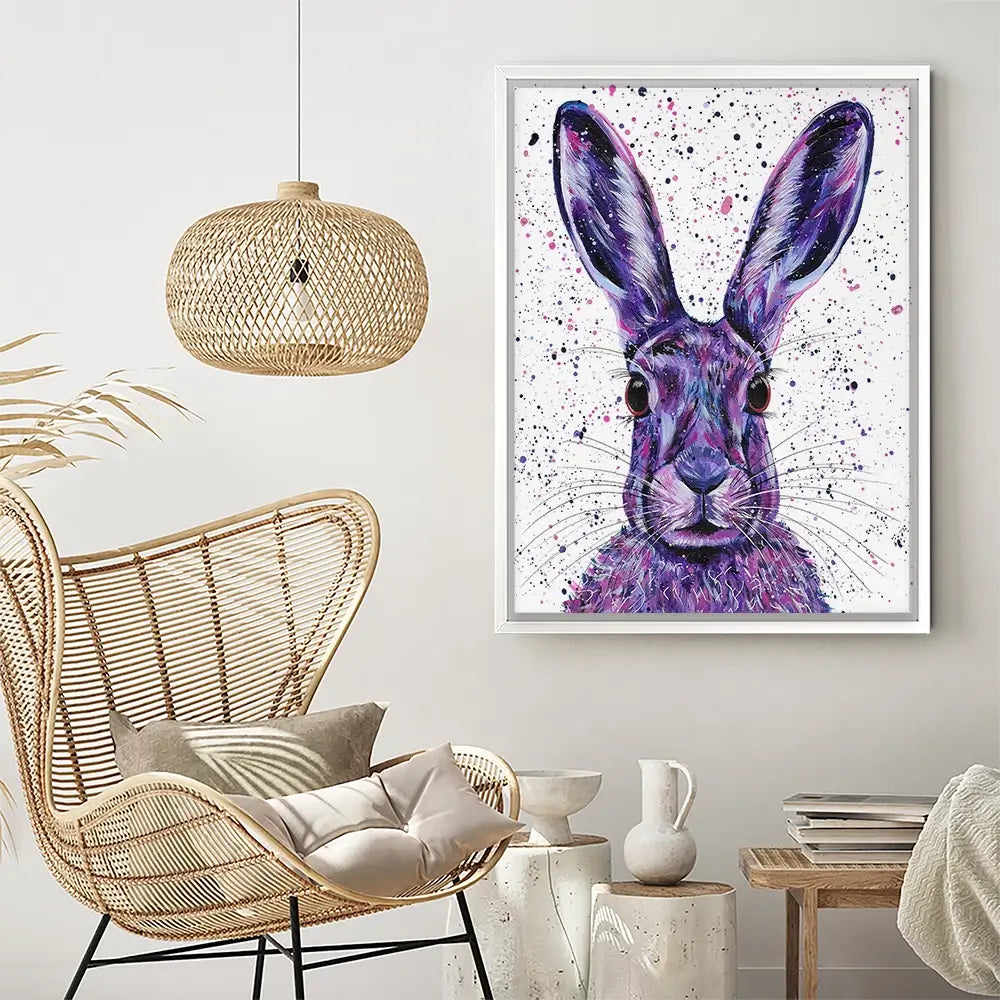 Wild Hare Hallie Canvas Print Wild Hare Hallie Canvas Print wall art product Emma LC Art