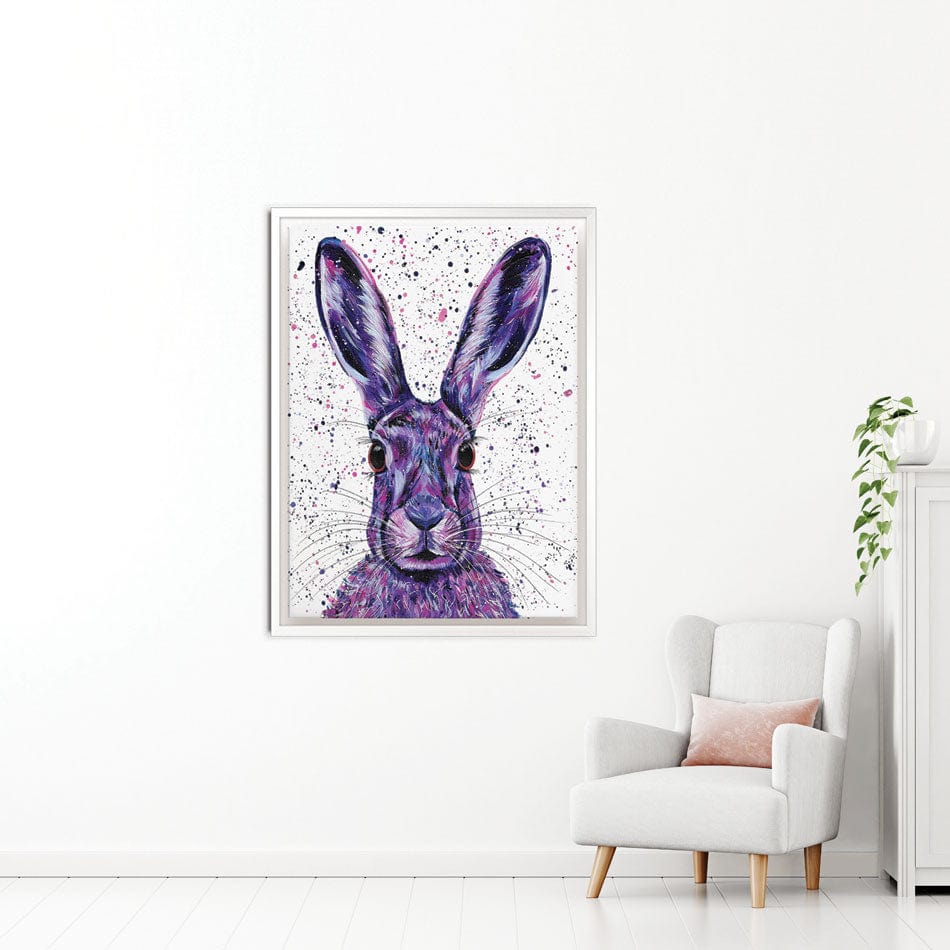 Wild Hare Hallie Canvas Print wall art product Emma LC Art