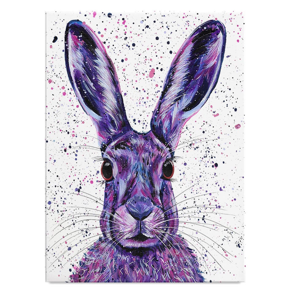 Wild Hare Hallie Canvas Print wall art product Emma LC Art