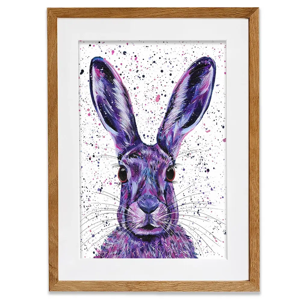 Wild Hare Hallie Framed Art Print Wild Hare Hallie Framed Art Print wall art product Emma LC Art