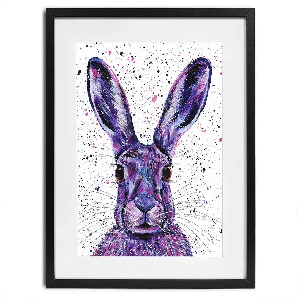 Wild Hare Hallie Framed Art Print Wild Hare Hallie Framed Art Print wall art product Emma LC Art