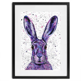 Wild Hare Hallie Framed Art Print Wild Hare Hallie Framed Art Print wall art product Emma LC Art
