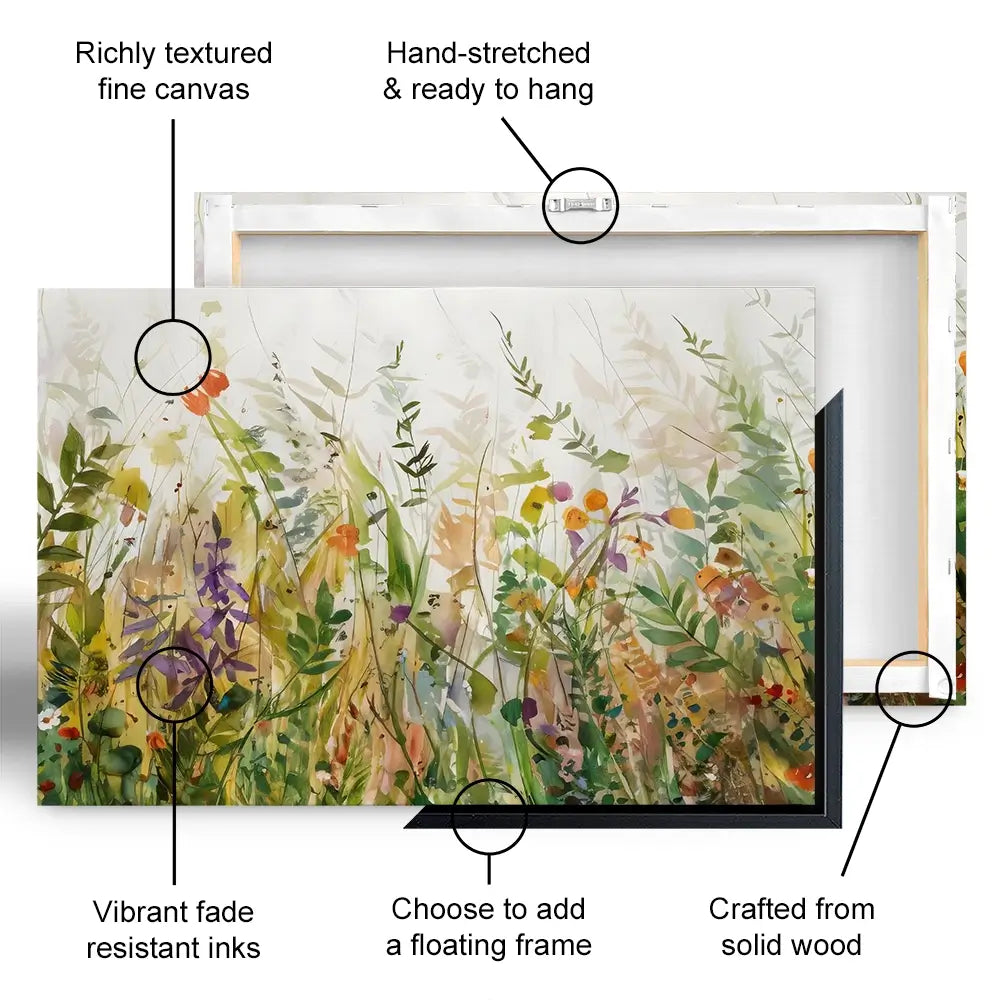 Wild Meadow Canvas Print Wild Meadow Canvas Print wall art product Creative Studio - Independent