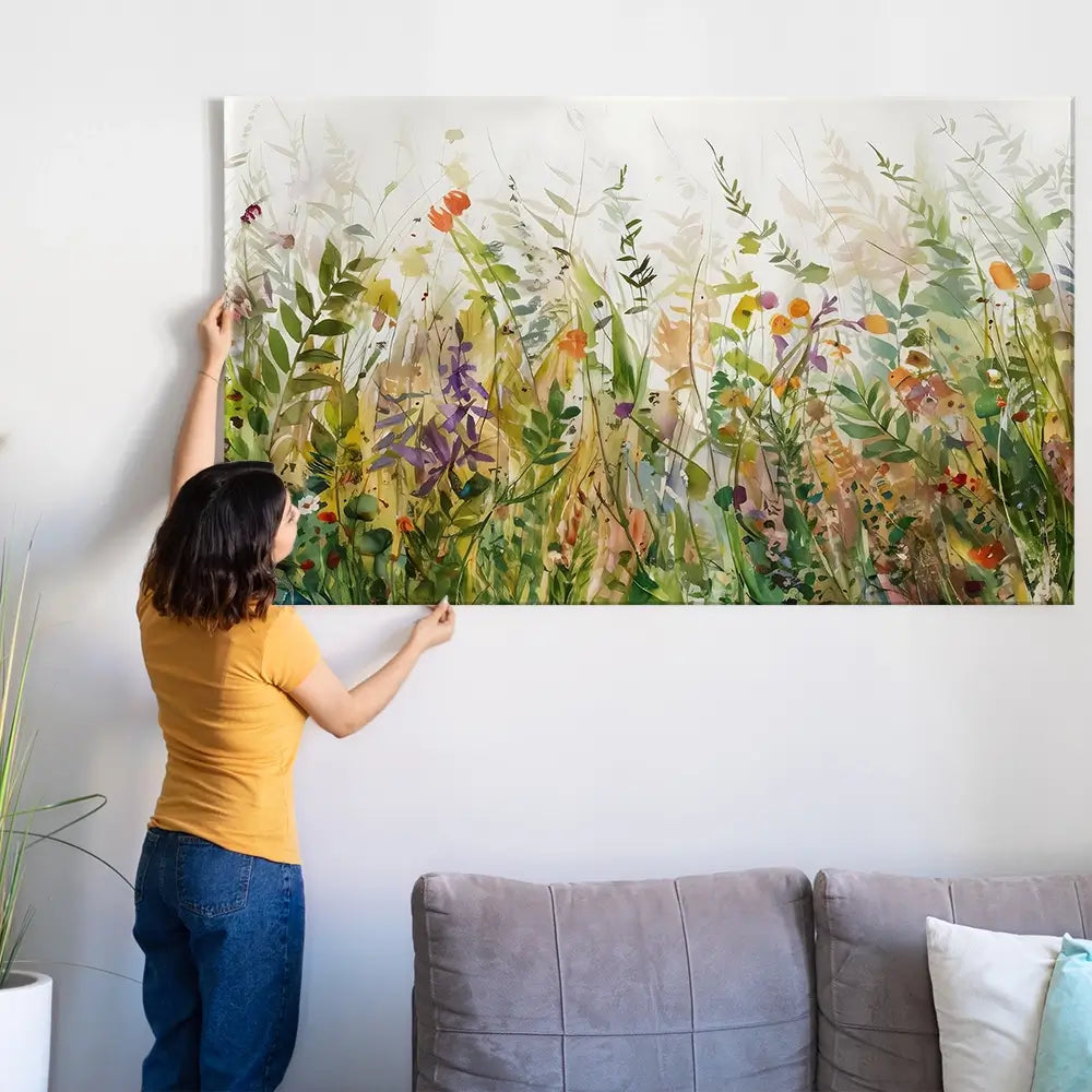 Wild Meadow Oversized Canvas Print Wild Meadow Oversized Canvas Print wall art product Creative Studio - Independent