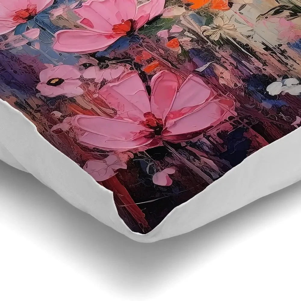 Wild Pink Meadow Cushion Wild Pink Meadow Cushion wall art product David Alexander Elder