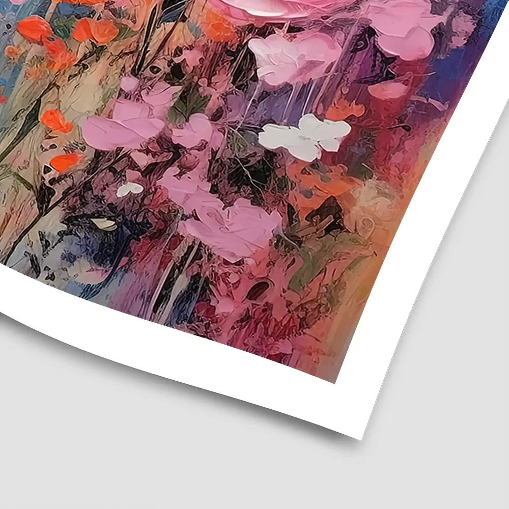 Wild Pink Meadow Square Art Print Wild Pink Meadow Square Art Print wall art product David Alexander Elder