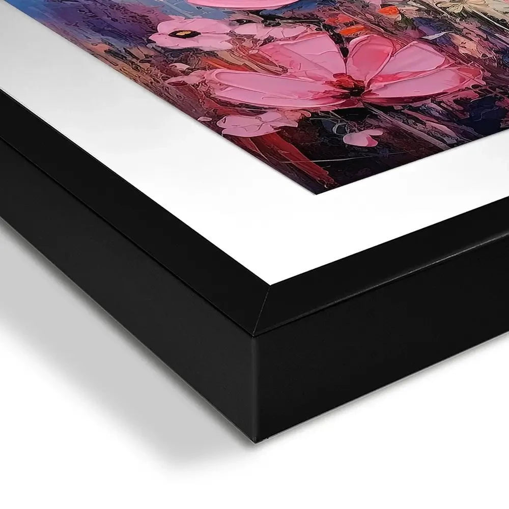 Wild Pink Meadow Square Framed Art Print Wild Pink Meadow Square Framed Art Print wall art product David Alexander Elder