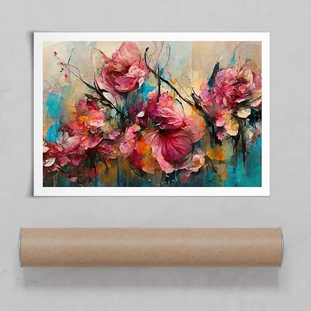 Wild Pink Roses Art Print Wild Pink Roses Art Print wall art product Treechild