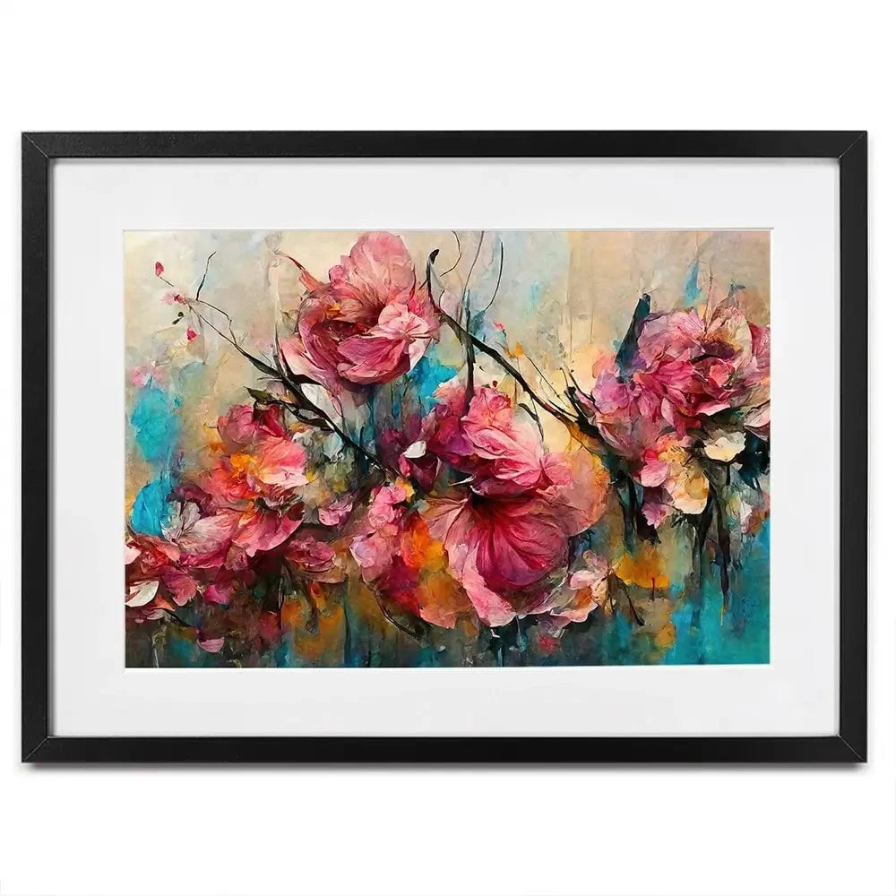 Wild Pink Roses Framed Art Print Wild Pink Roses Framed Art Print wall art product Treechild