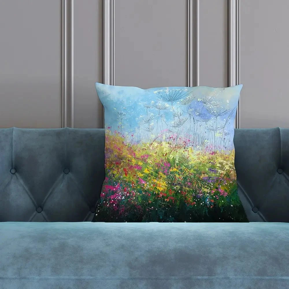 Wild Poppy Seeds Cushion Wild Poppy Seeds Cushion wall art product Laure Bury