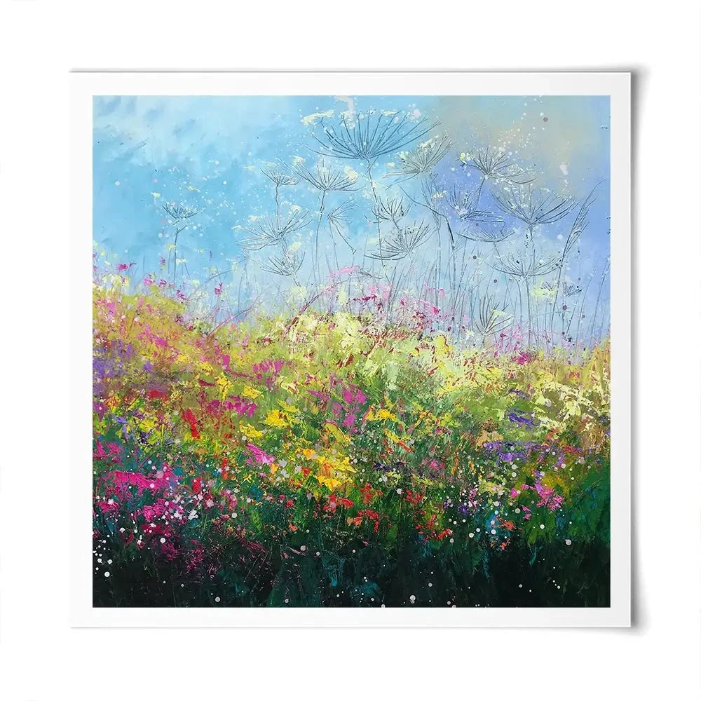 Wild Poppy Seeds Square Art Print Wild Poppy Seeds Square Art Print wall art product Laure Bury