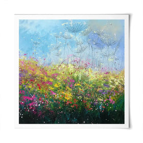 Wild Poppy Seeds Square Art Print Wild Poppy Seeds Square Art Print wall art product Laure Bury