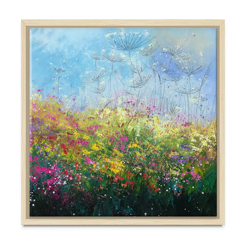 Wild Poppy Seeds Square Canvas Print Wild Poppy Seeds Square Canvas Print wall art product Laure Bury