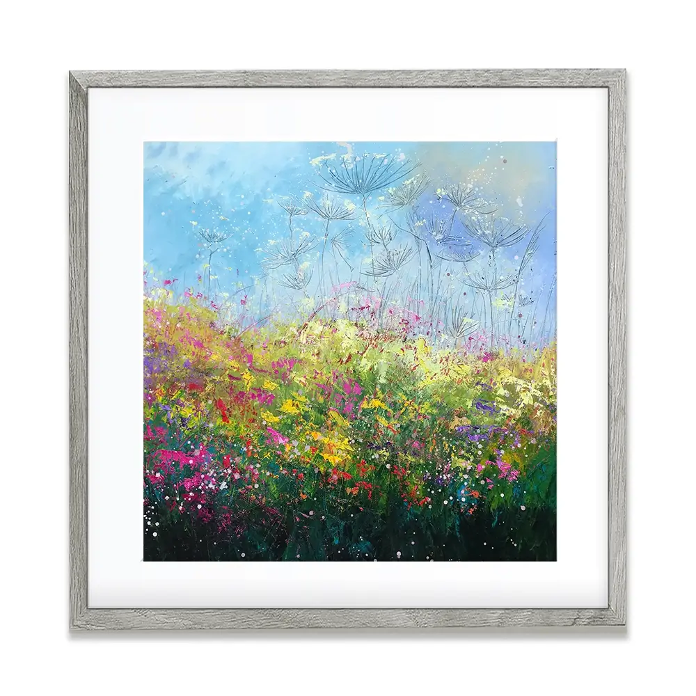 Wild Poppy Seeds Square Framed Art Print Wild Poppy Seeds Square Framed Art Print wall art product Laure Bury