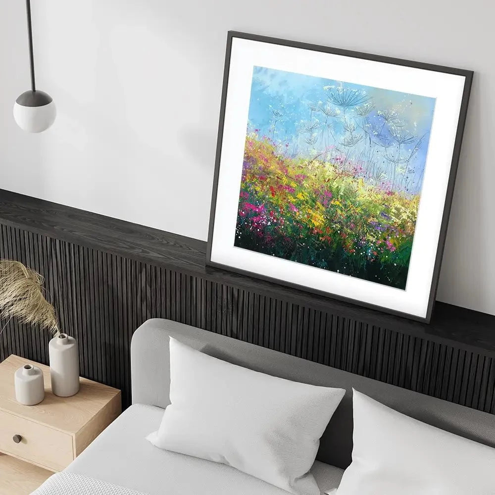 Wild Poppy Seeds Square Framed Art Print Wild Poppy Seeds Square Framed Art Print wall art product Laure Bury