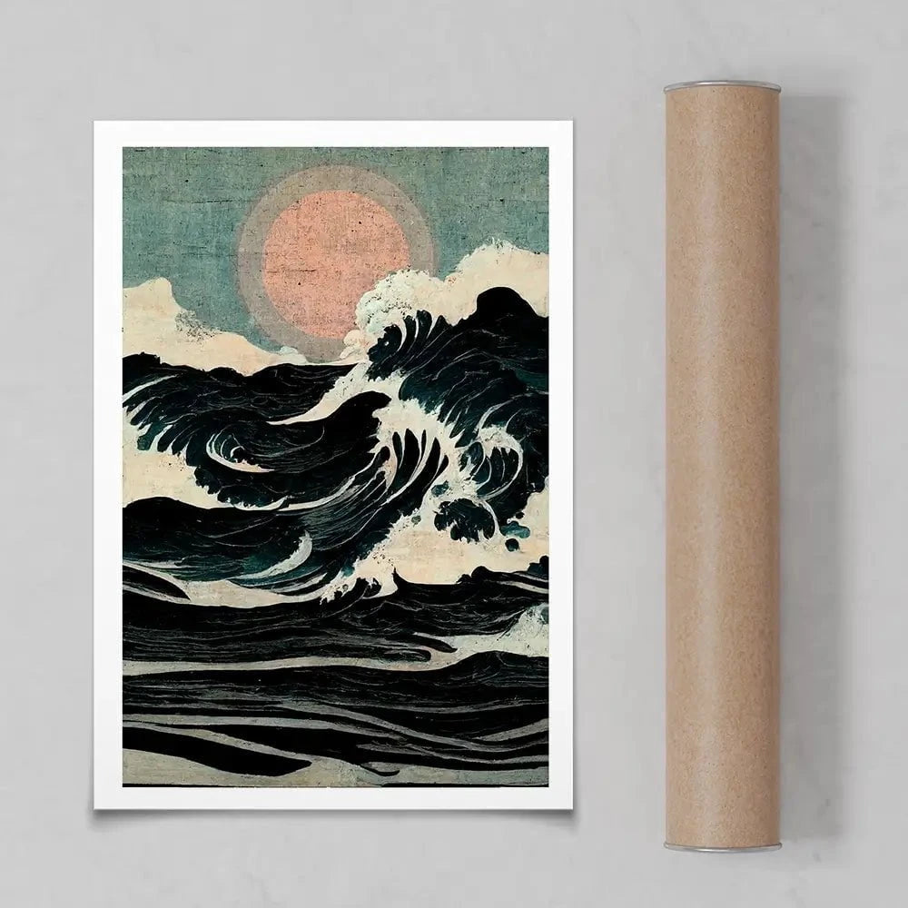 Wild Waves Art Print Wild Waves Art Print wall art product Treechild