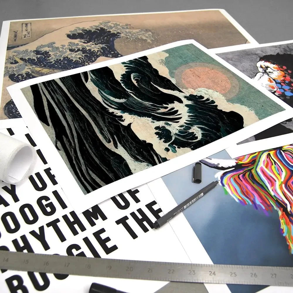 Wild Waves Art Print Wild Waves Art Print wall art product Treechild