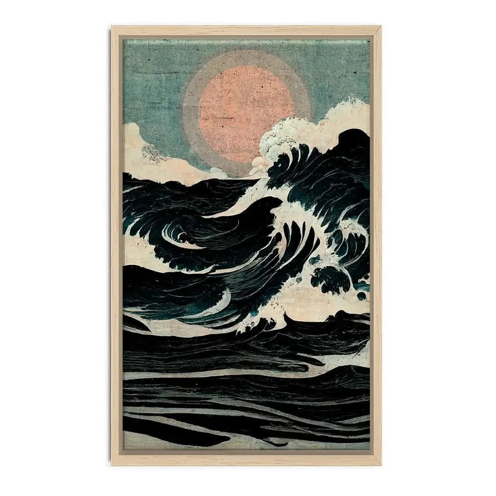 Wild Waves Canvas Print Wild Waves Canvas Print wall art product Treechild