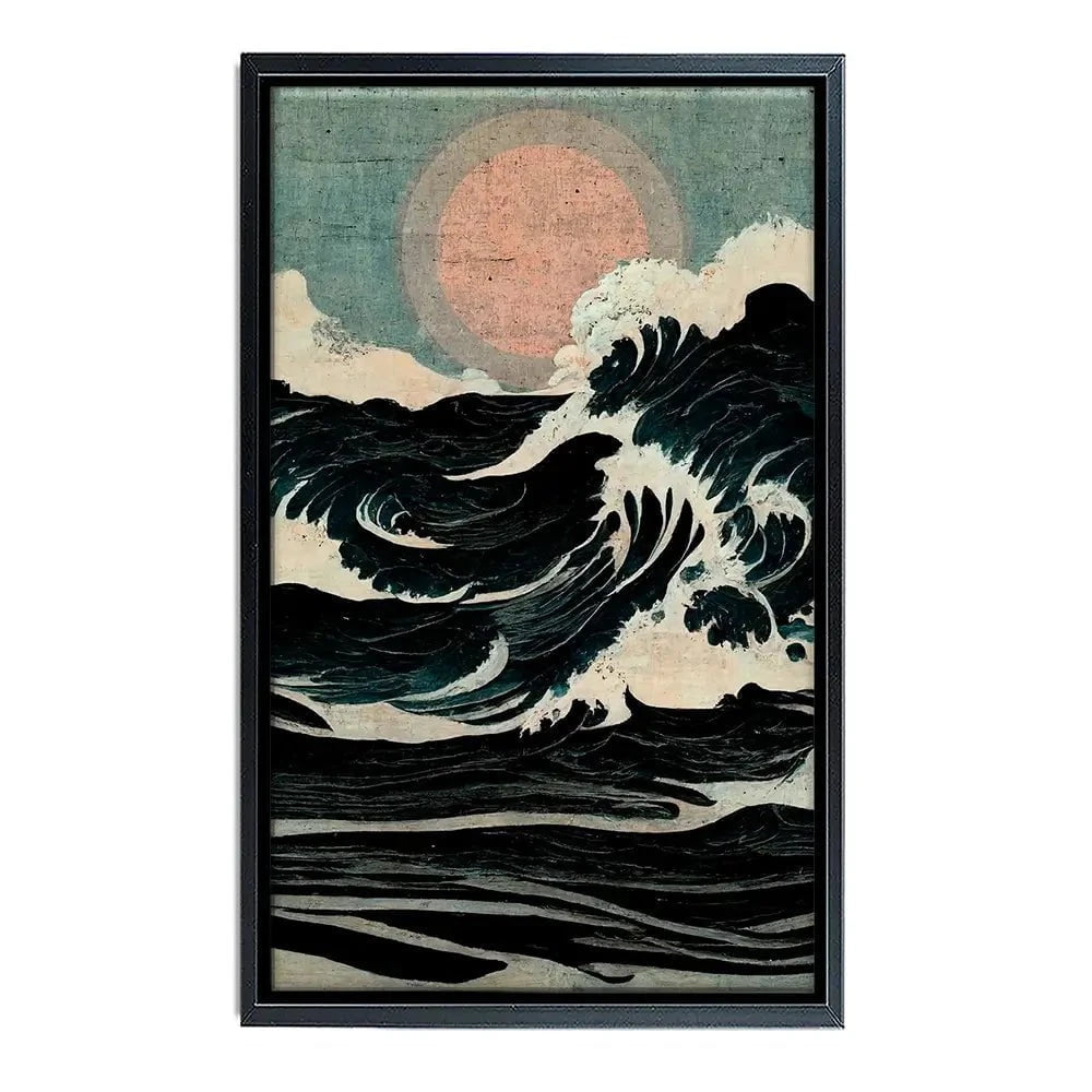 Wild Waves Canvas Print Wild Waves Canvas Print wall art product Treechild