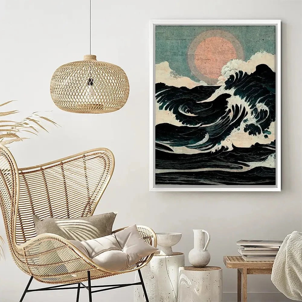 Wild Waves Canvas Print Wild Waves Canvas Print wall art product Treechild