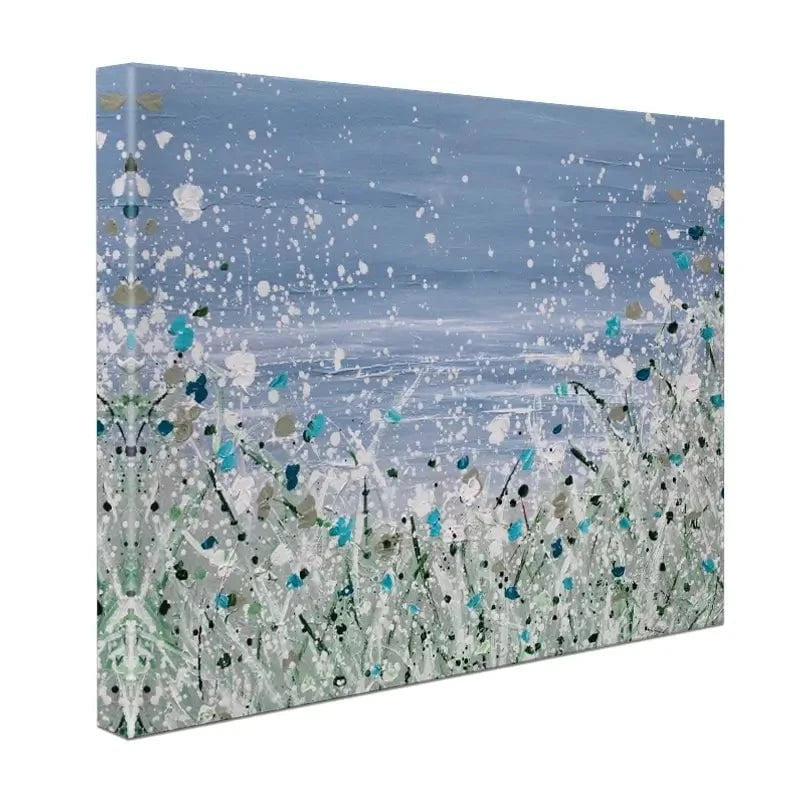 Wild Winter Sea Canvas Print Wild Winter Sea Canvas Print wall art product Charlotte Anna Reed