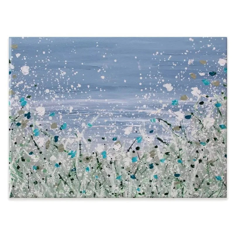Wild Winter Sea Canvas Print Wild Winter Sea Canvas Print wall art product Charlotte Anna Reed