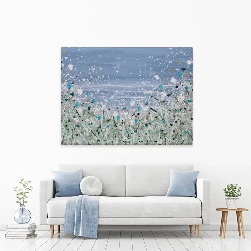 Wild Winter Sea Canvas Print Wild Winter Sea Canvas Print wall art product Charlotte Anna Reed