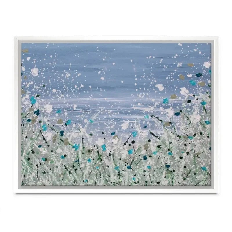 Wild Winter Sea Canvas Print Wild Winter Sea Canvas Print wall art product Charlotte Anna Reed