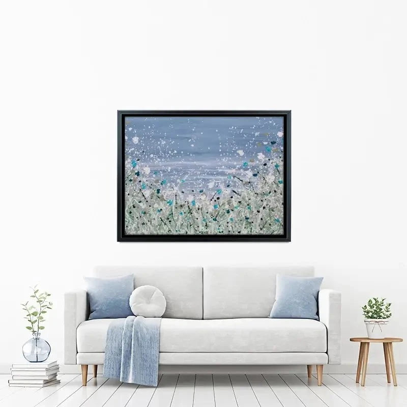 Wild Winter Sea Canvas Print Wild Winter Sea Canvas Print wall art product Charlotte Anna Reed