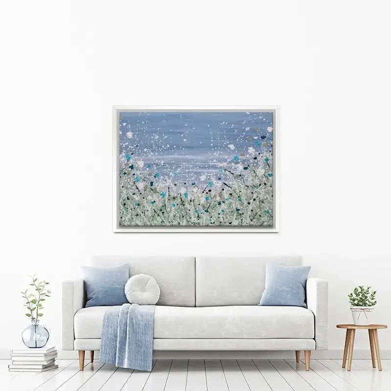 Wild Winter Sea Canvas Print Wild Winter Sea Canvas Print wall art product Charlotte Anna Reed