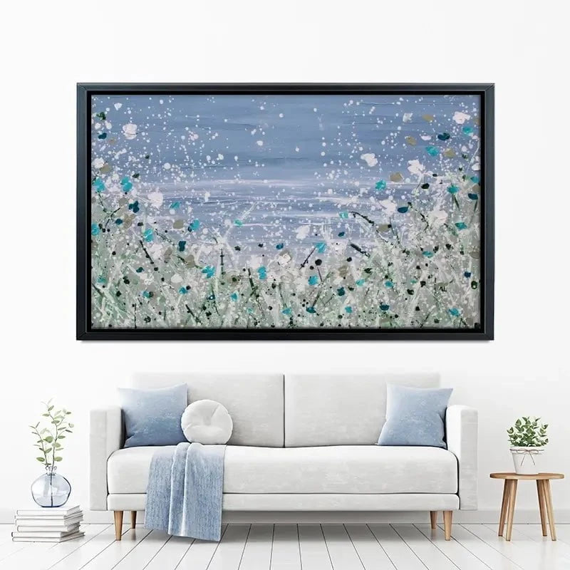Wild Winter Sea Canvas Print Wild Winter Sea Canvas Print wall art product Charlotte Anna Reed